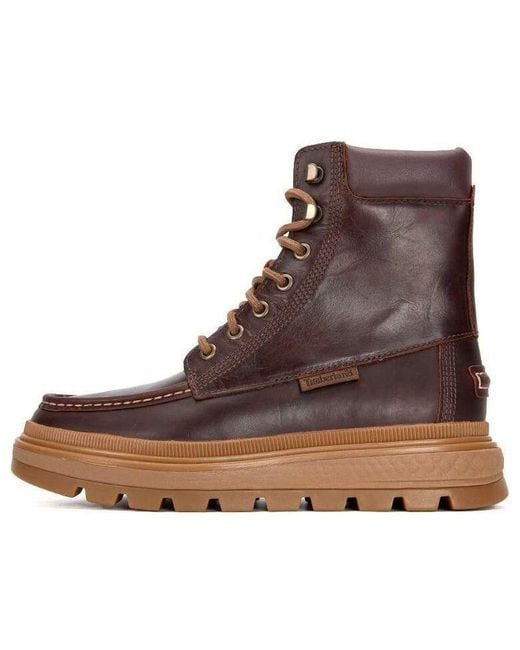 Timberland Brown (Wmns) Ray City Moc Toe Chukka Boots Regenerative Leather'