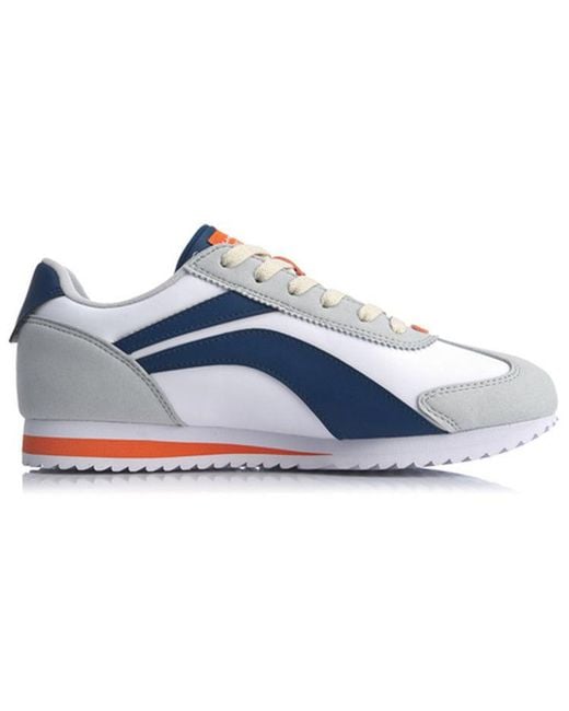 Li-ning Blue 3Km Classic Retro Forrest Gump Athleisure Casual Sports Shoes for men
