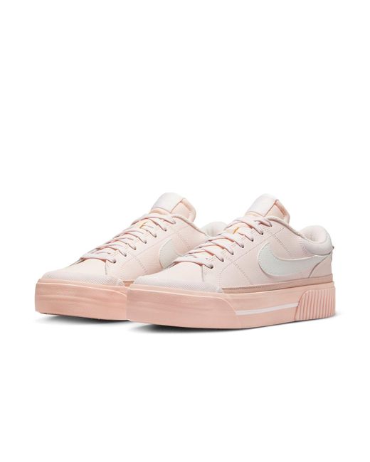 Nike Pink (Wmns) Court Legacy Lift 'Light Soft'