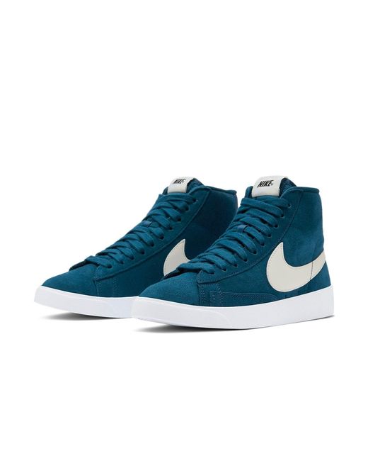 Nike Blue (Wmns) Blazer Mid Vintage Suede