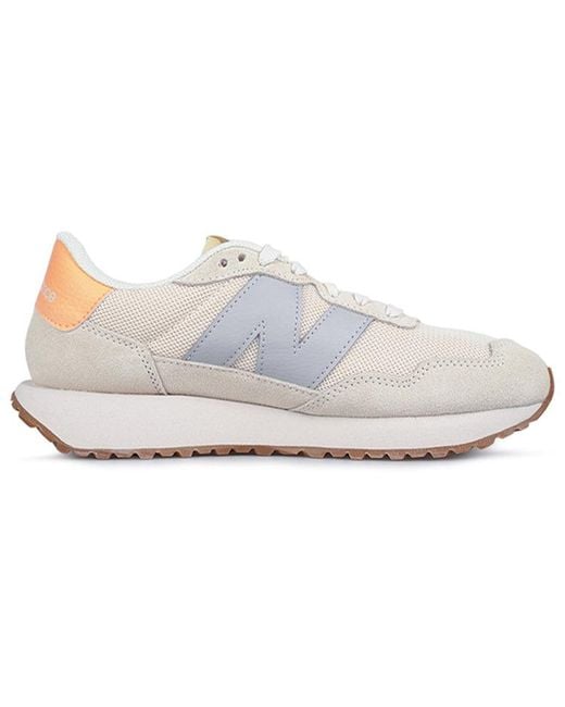 New Balance White (Wmns) 237 'Angora Light Mango'