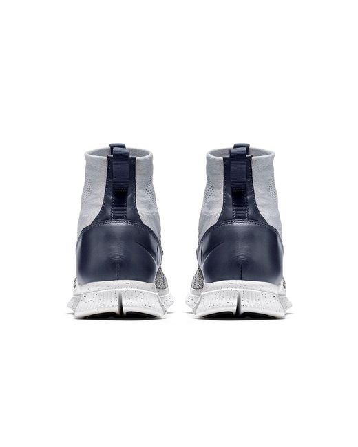 Nike Blue Free Mercurial Superfly Flyknit 'Pure Platinum' for men