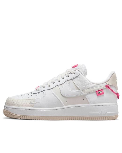Nike White (Wmns) Air Force 1 '07 Lx Bling'