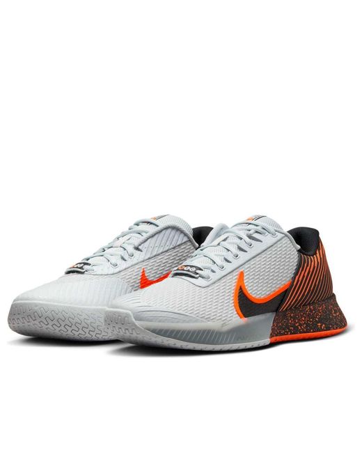 Nike Brown Court Vapor Pro 2 Hc Premium 'Pure Platinum Hyper Crimson' for men