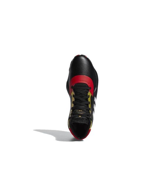 Adidas Black Pro Bounce 2019 Scarlet' for men