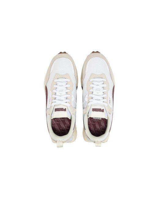 PUMA White Rider Fv Pop Fs Burgundy'