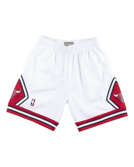 Mitchell & Ness Red Nba Swingman Shorts Chicago Bulls 1997-98 for men