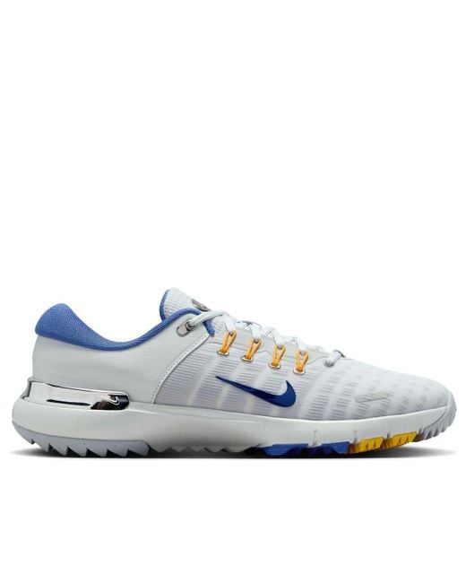 Nike Blue Free Golf Extra Wide 'Pure Platinum University' for men