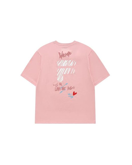 Fila Pink Casual Logo Tee