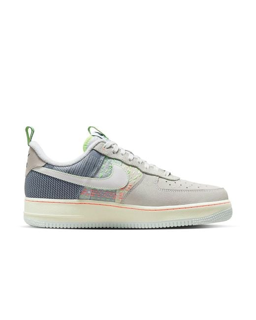 Nike Blue Air Force 1 '07 Premium 'Sashiko' for men