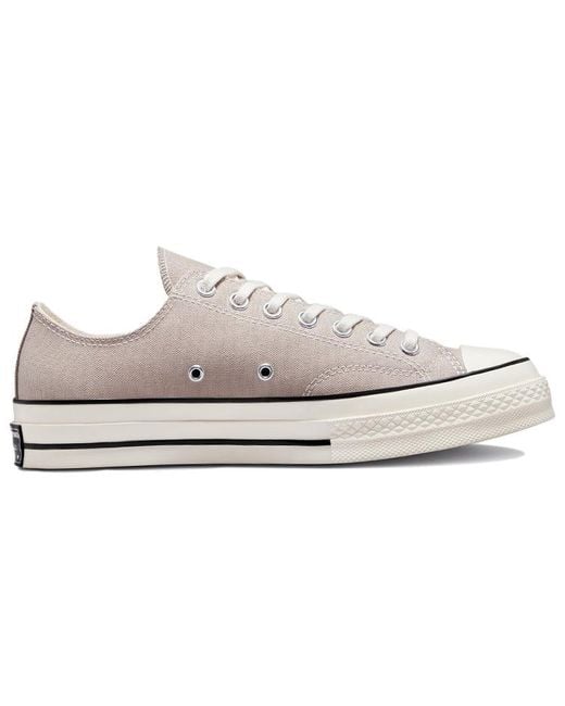 Converse White Chuck Taylor All Star 10s Low-top Canvas Shoe Beige for men