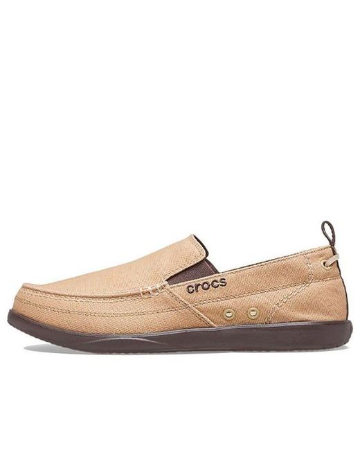 CROCSTM Natural Walu Syn Slate 'Khaki Espresso' for men