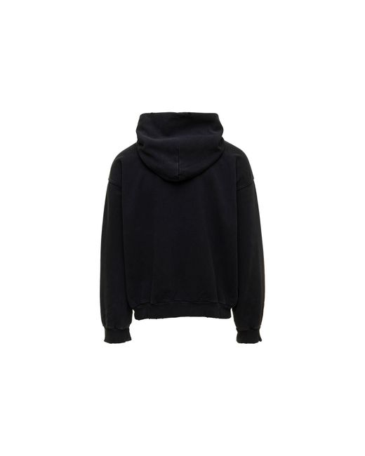 Balenciaga Black Bb Be Different Popover Hoodie