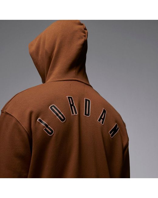 Nike Brown Flight Mvp Fleece Pullover Hoodie Asia Sizing 'Light British' for men