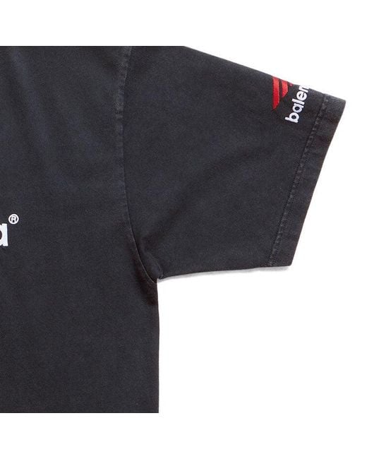 Balenciaga Black 3B Sports Icon T-Shirt for men