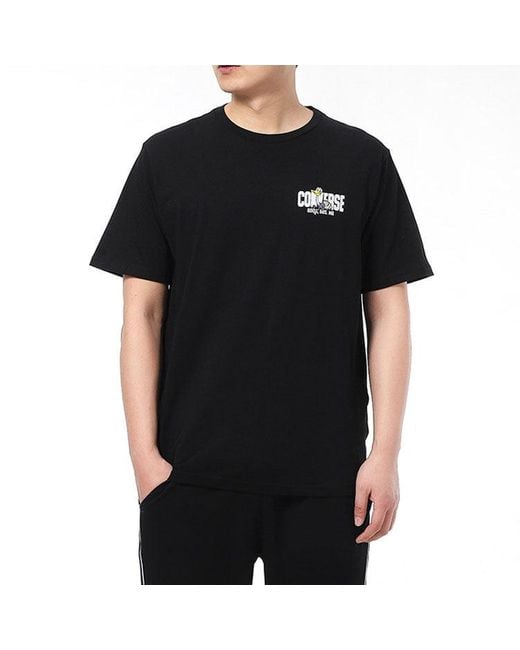 Converse Black Keep Moving Short Sleeve T-Shirt for men