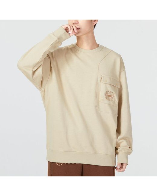 PUMA Natural Das Cc Graphic Crew Sweater for men