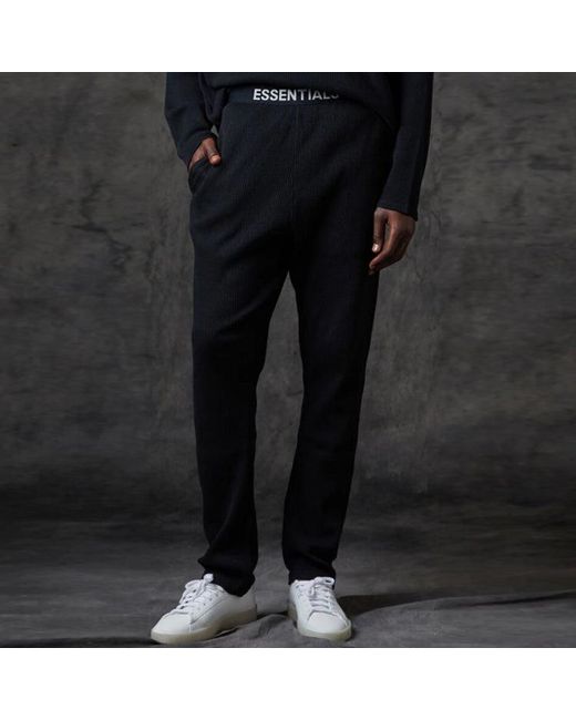 Fear Of God Black Fw20 Lounge Pants for men