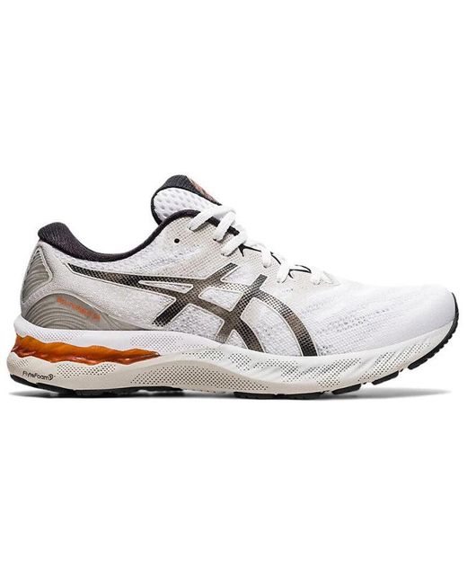 Asics White Gel-Nimbus 23 Oyster' for men