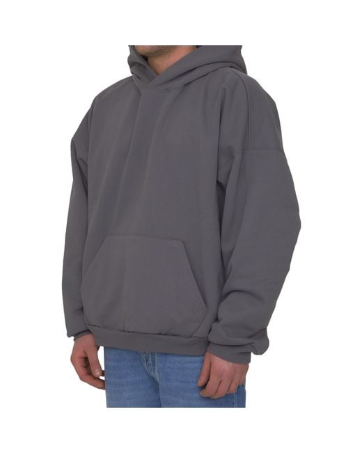 Balenciaga Gray Care Label Hoodie Middle Fit for men