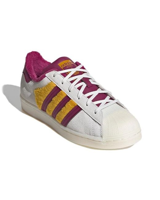 Adidas White (Wmns) Superstar Power Berry'