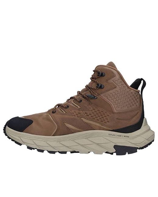 Hoka One One Brown Anacapa Mid Gtx Gore-Tex 'Otter' for men