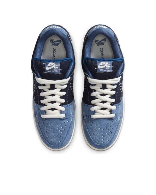 Nike Blue Dunk Low Pro Prm Sb 'Sashiko Pack' for men