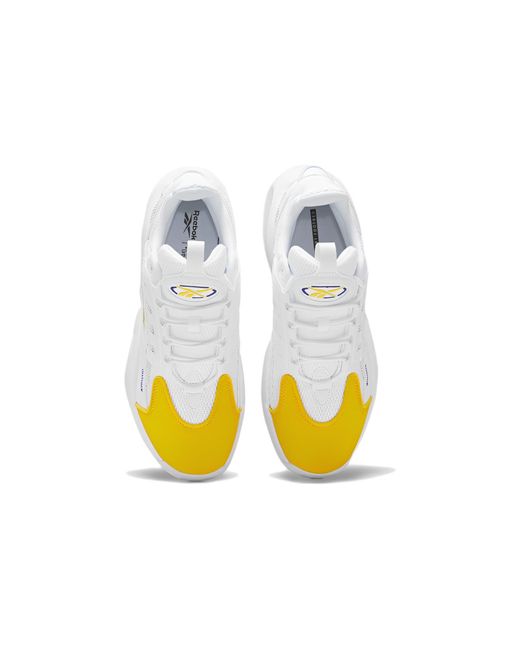 Reebok White Solution Mid Collegiate' for men