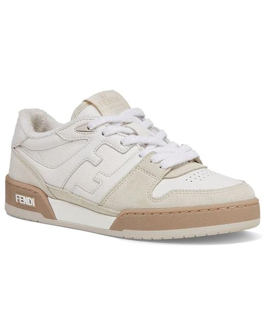 Fendi White (Wmns) Match Low Top Suede