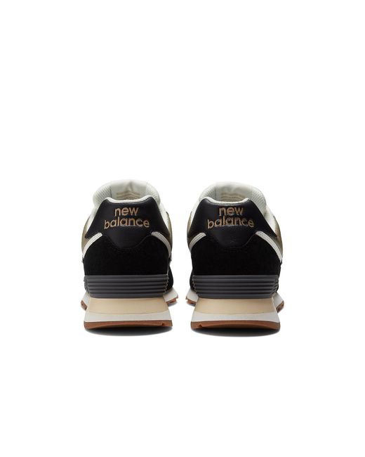 New Balance Black 574 True Camo Gum' for men