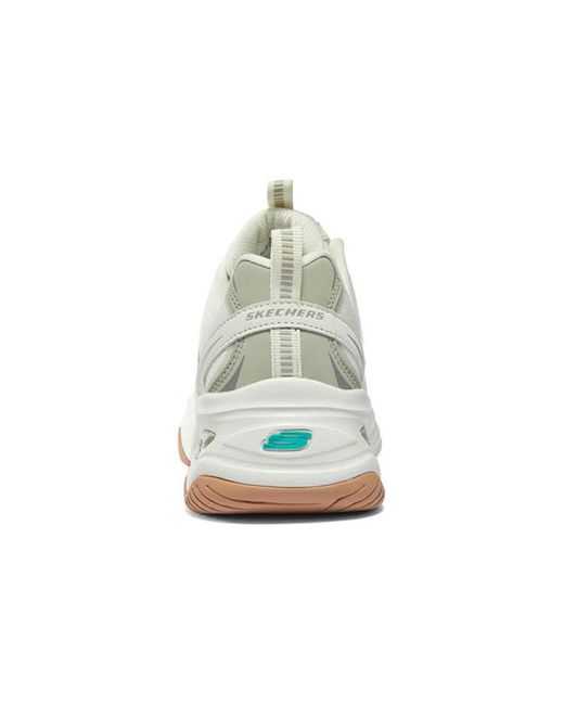 Skechers White (Wmns) D'Lites 4.0 Shoes