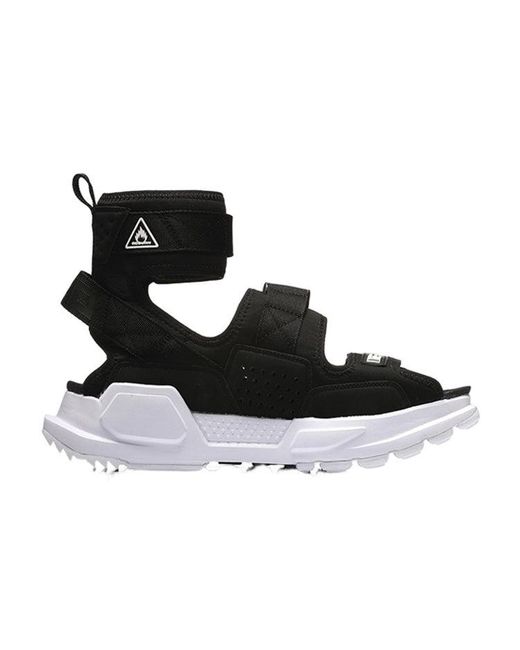 Li-ning Black Platform Paris Fashion Week Catwalk Series Sandals for men