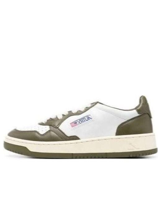 Autry White (Wmns) Medalist Low Bicolor