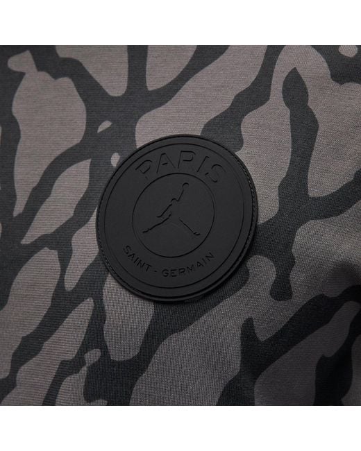 Nike Gray X Paris Saint-Germain Graphic T-Shirt 'Iron' for men