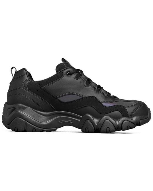 Skechers Black D'Lites 2.0 Running Shoes for men