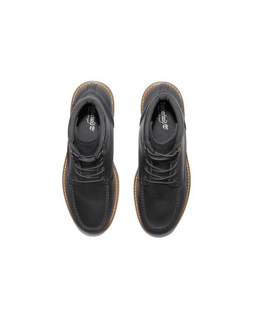 Timberland Black Newmarket Ii 6 Inch Boots Full Grain' for men