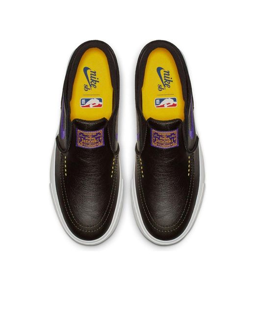 Nike Blue X Nba Stefan Janoski Slip Sb 'Lakers' for men