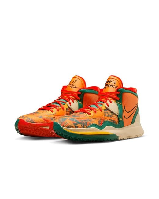 Nike Orange Kyrie Infinity One World One People Ep Kyrie Irving 8 Version for men