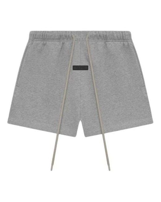 Fear Of God Gray Ss24 Fleece Running Short 'Dark Heather Oatmeal' for men