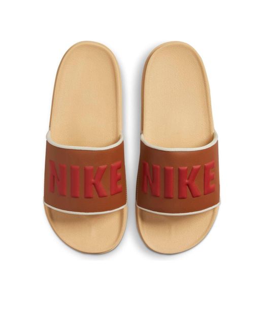Nike Brown Offcourt Slide 'Sesame' for men