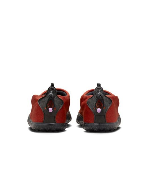 Nike Red Acg Moc 'Rugged' for men