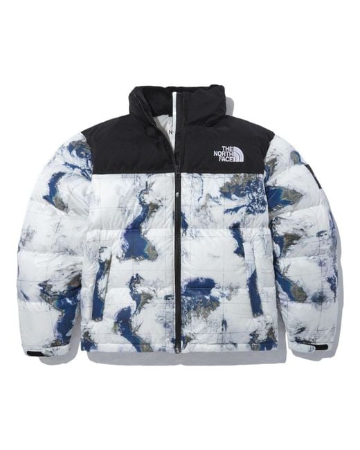 The North Face Blue Fw22 Logo Winter Jacket for men