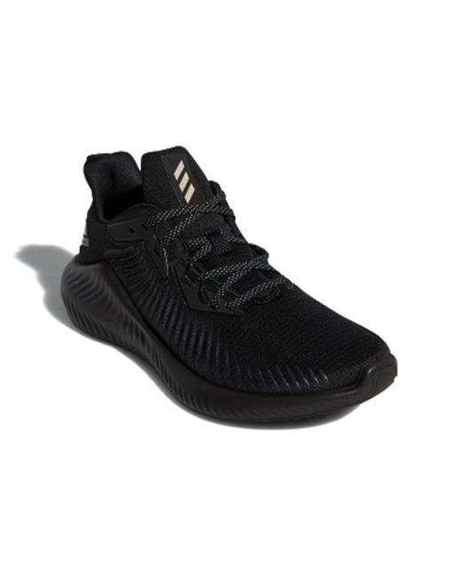 Adidas Black Alphabounce+ Run Shoes for men