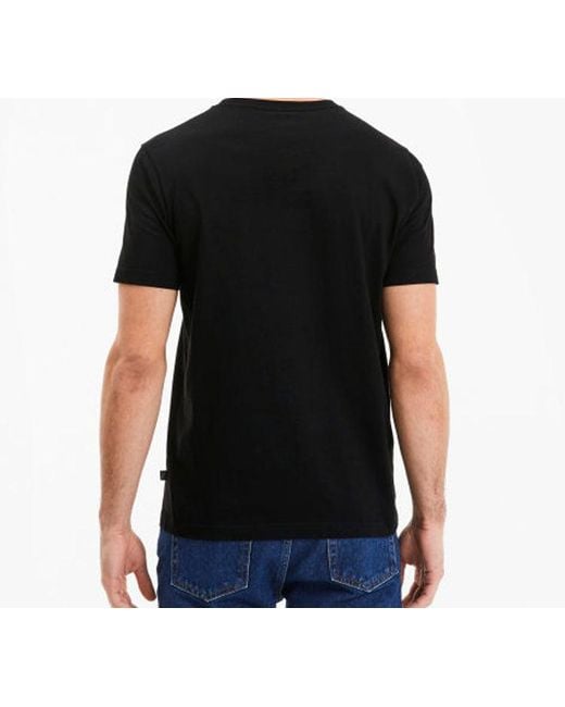 PUMA Blue Box Printing Round Neck Short Sleeve for men