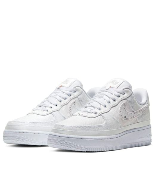 Nike White (Wmns) Air Force 1 Low 'Tear Away'