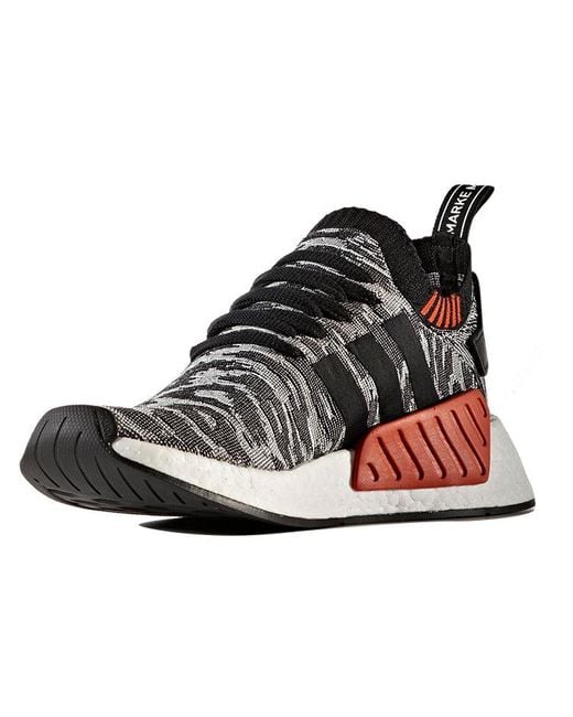 Adidas Black Nmd_R2 Primeknit 'Core' for men