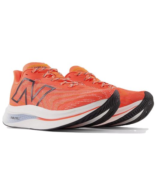 New Balance Red Fuelcell Supercomp Trainer V2 'Neon Dragonfly' Mrcxck3 for men