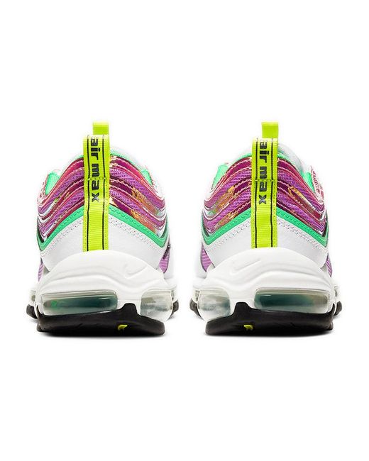 Nike White Air Max 9 'multi-color'
