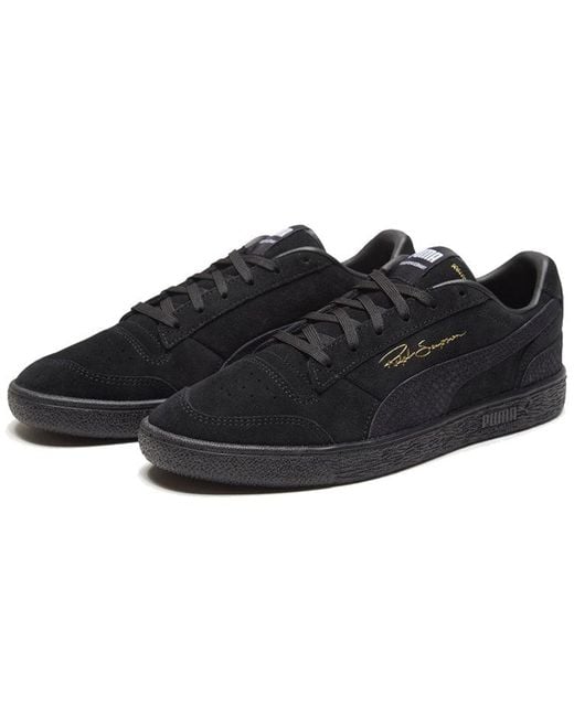PUMA Black Ralph Sampson Lo Reptile for men