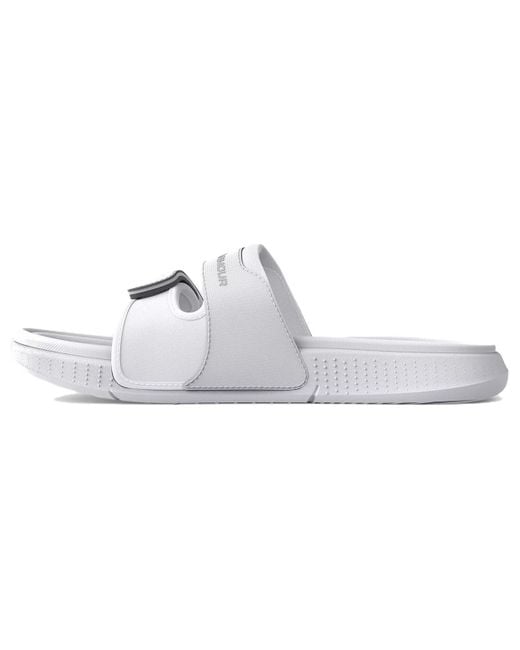 Under Armour White (Wmns) Ansa Studio Slide Halo'